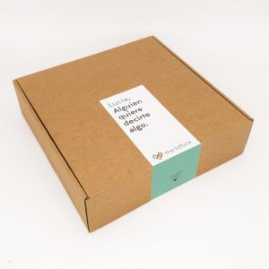 Caja personalizable - Aguamarina