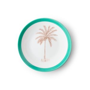 Plato de postre Coconut Tree