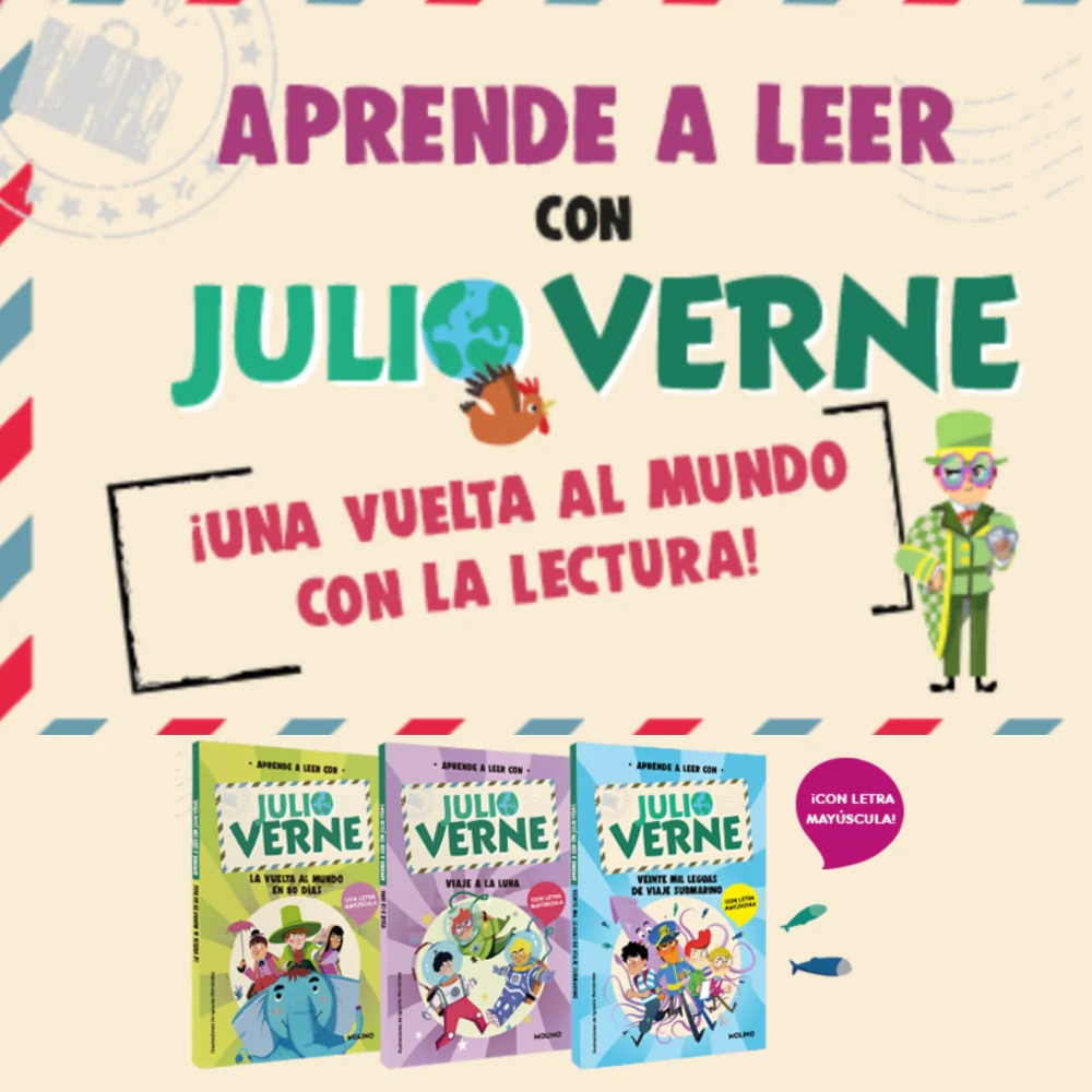 Aprende a leer con Julio Verne