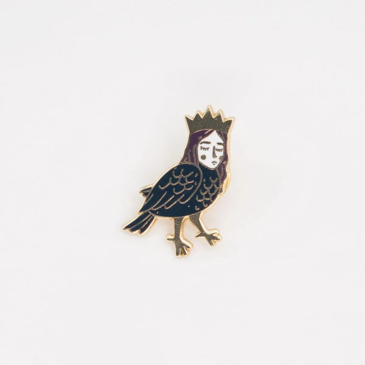 Pin pájaro mitológico Sirin - Imagen 2