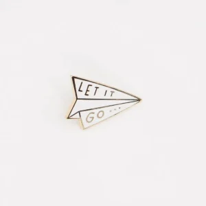 Pin avión de papel - let it go