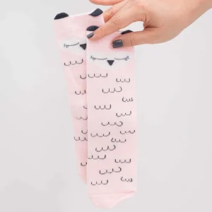 Calcetines bebé búho largos