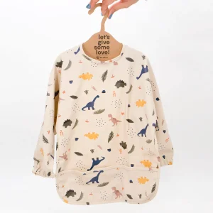 Babero impermeable dinosaurios