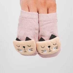 Calcetines antideslizantes de bebé zorrito