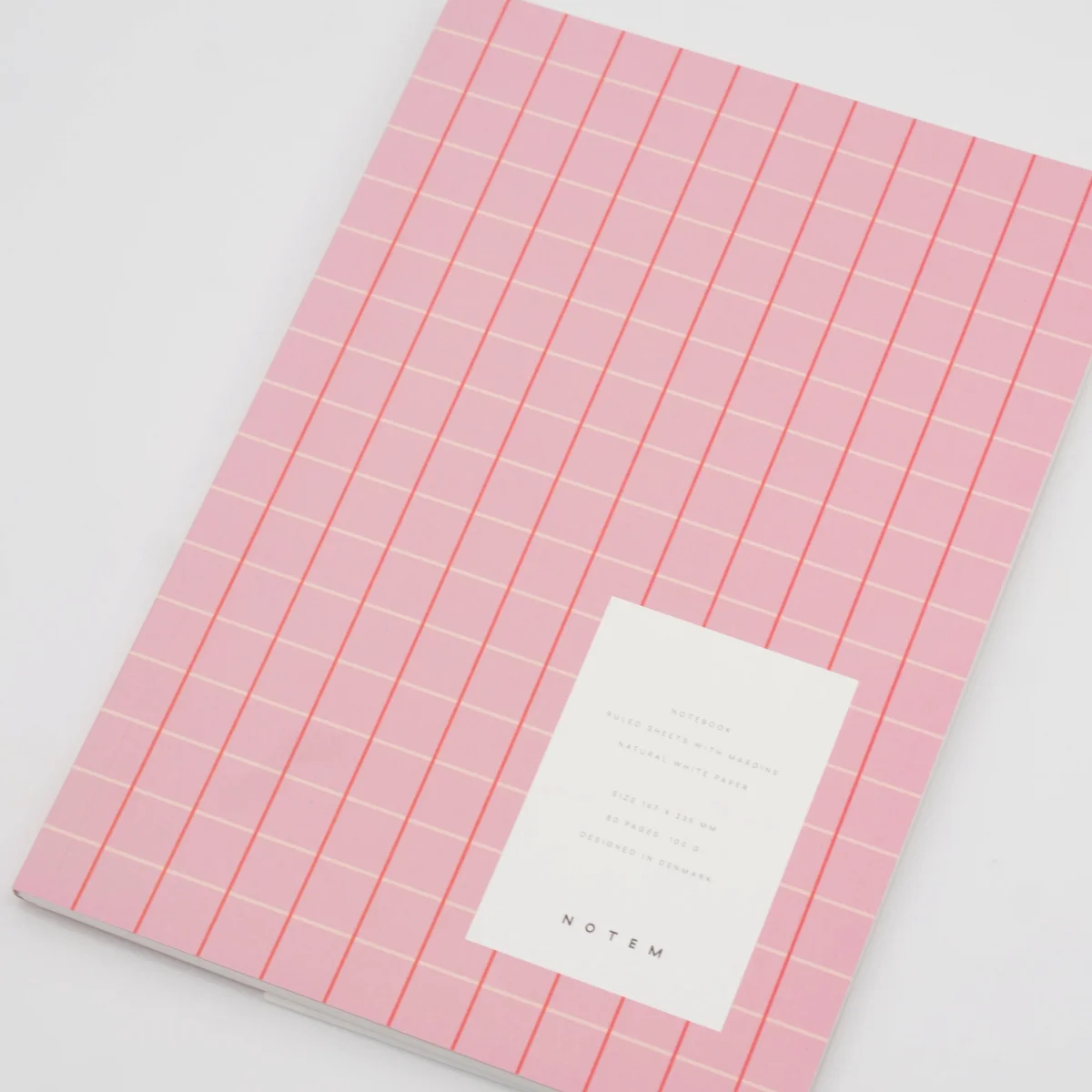 NOTEM Vita Cuaderno mediano - Cuadrícula Rosa (Dinamarca) - Imagen 4