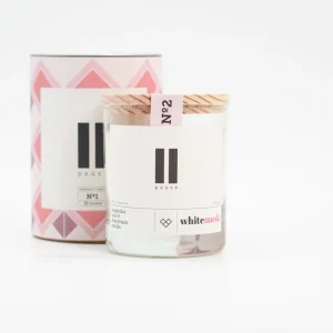 Vela artesanal aromática Pausa - White Musk Nº2
