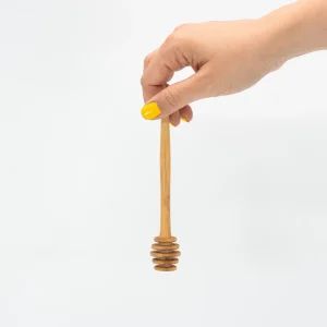 Cuchara para miel de madera de olivo 17 cm - Olivenholz-Erleben (Alemania)