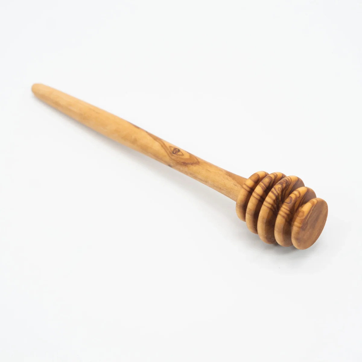 Cuchara para miel de madera de olivo 17 cm - Olivenholz-Erleben (Alemania) - Imagen 3