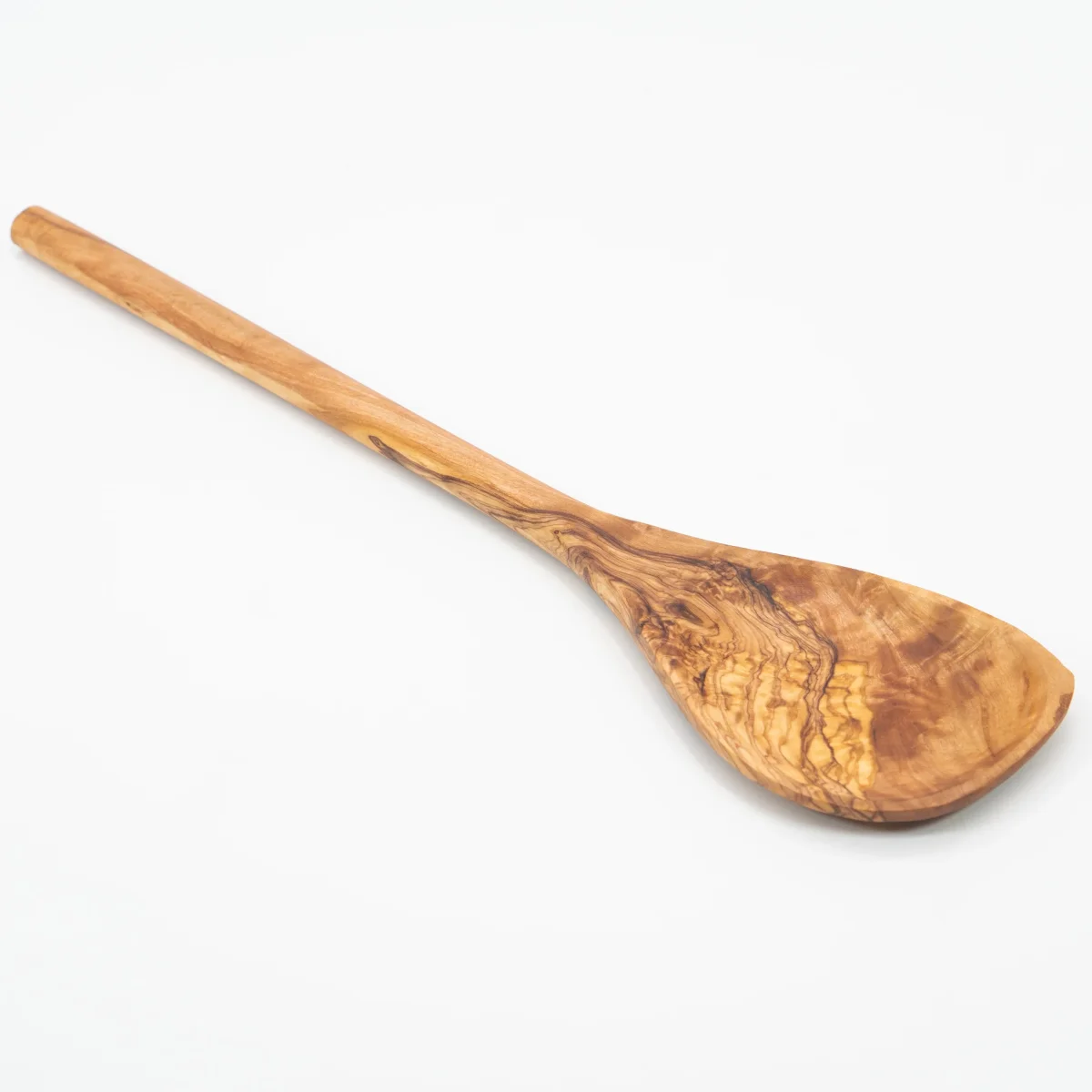 Cuchara con esquina de madera de olivo 30 cm - Olivenholz-Erleben (Alemania) - Imagen 3