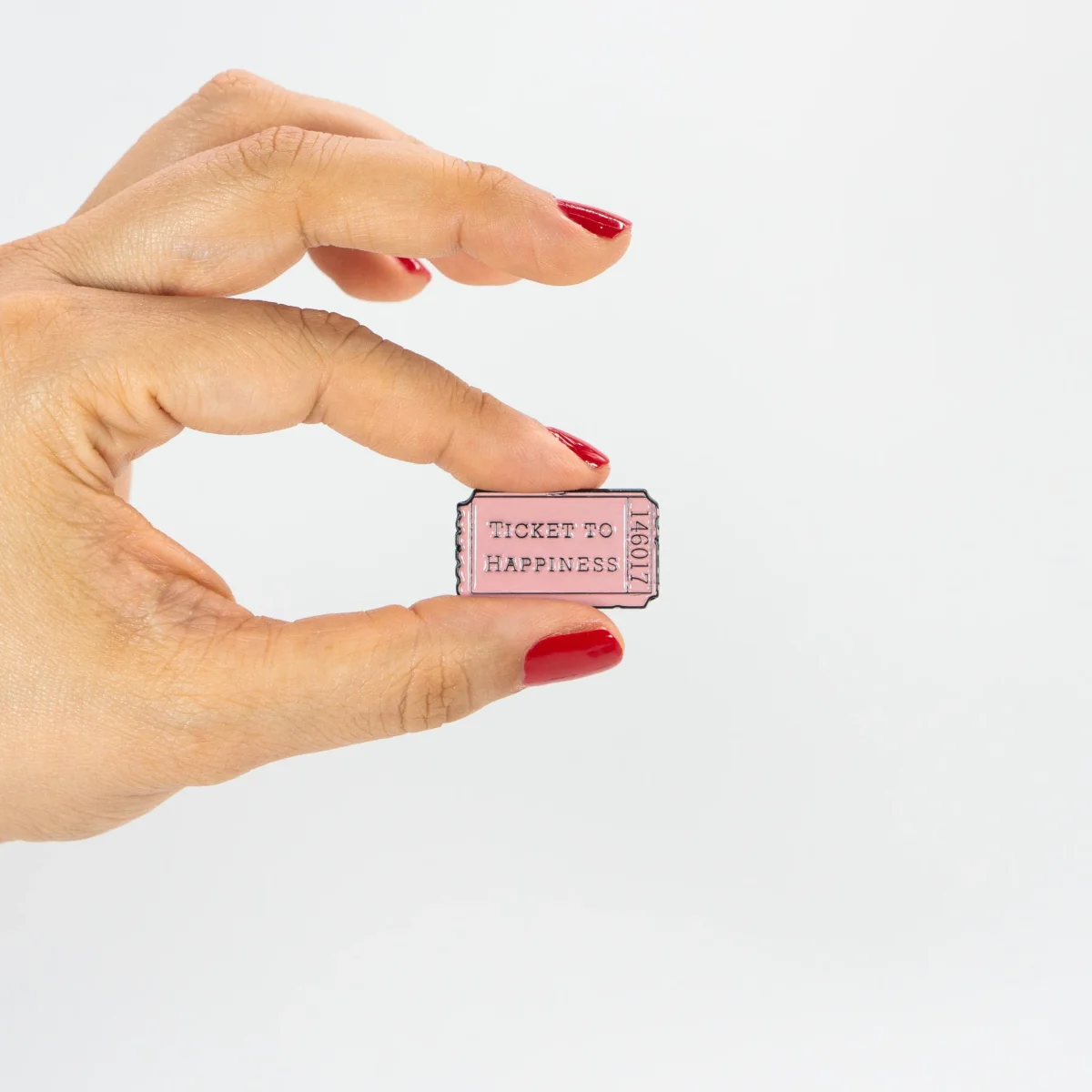 Pin Ticket to Happiness