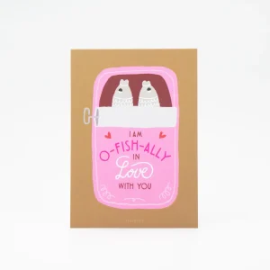 Tarjeta de felicitación original - O-Fish Ally in love with you - Typealive (Alemania)