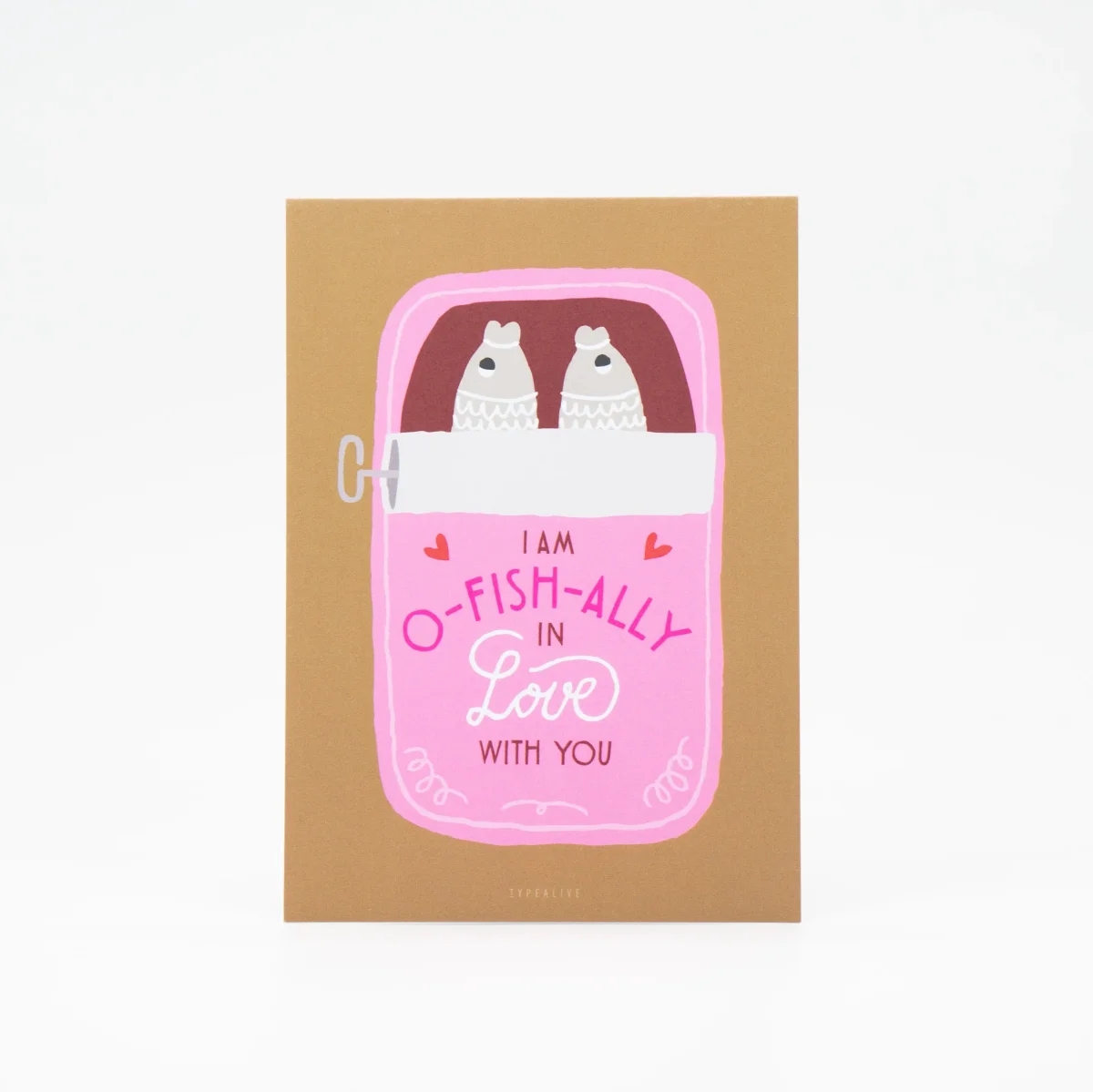 Tarjeta de felicitación original - O-Fish Ally in love with you - Typealive (Alemania) - Imagen 2
