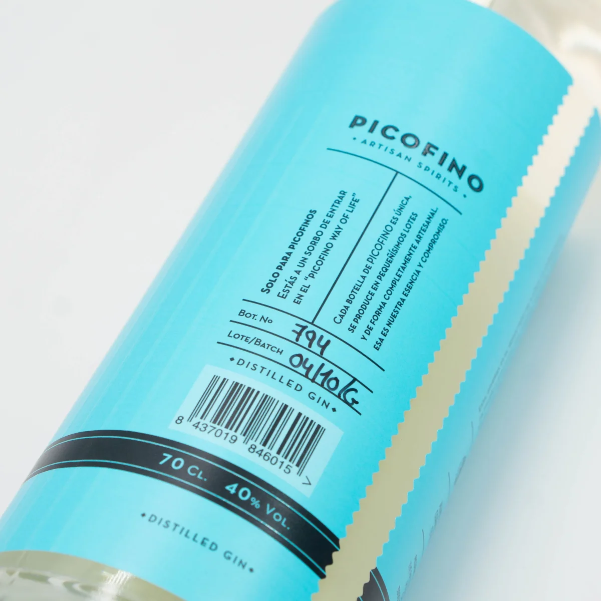 Ginebra Original Gin en estuche - Pico Fino 70 cl - Imagen 6