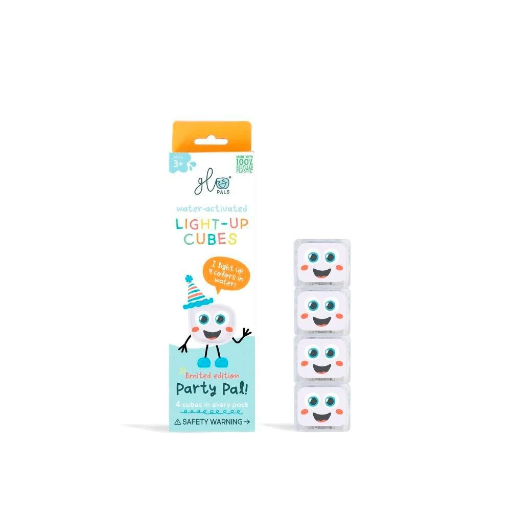 Set cubos multicolor con luz 4 unidades Party light Glo Pals - Imagen 2