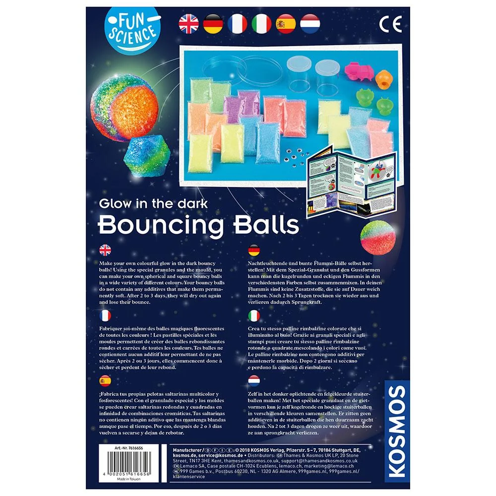 Kit de creación pelotas luminiscentes Bouncing balls - Imagen 3