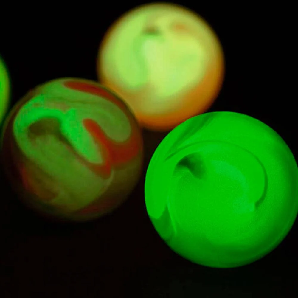 Pelota de goma galaxia brilla en la oscuridad (varios colores) - Moses - Imagen 3