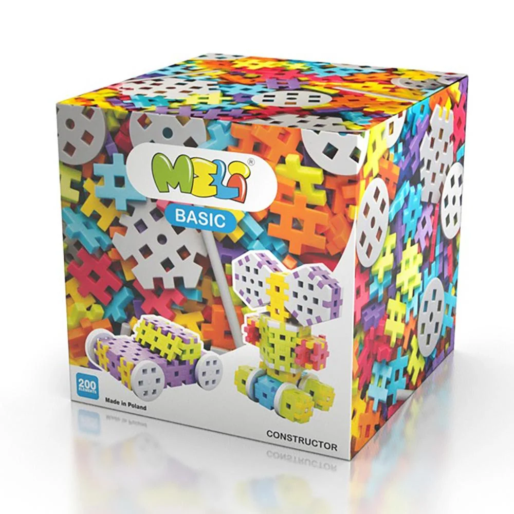 Bloques construcción MELI – Basic 200 piezas constructor