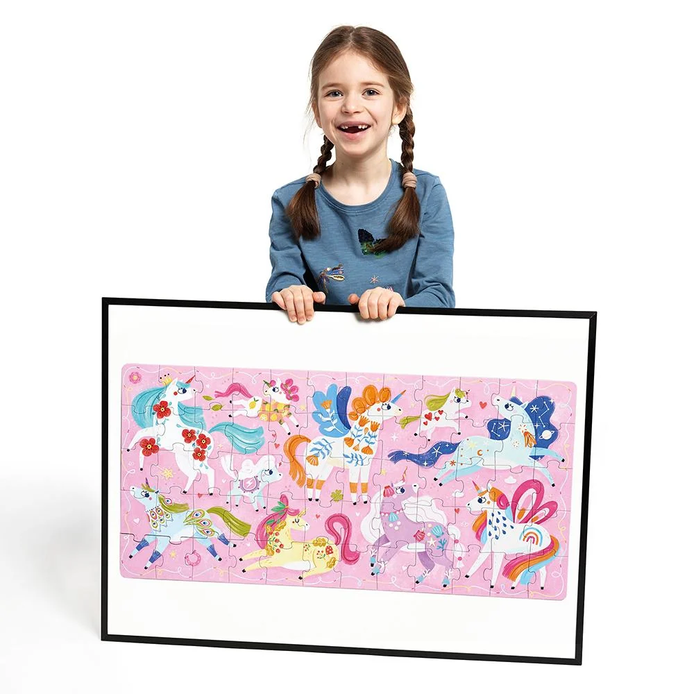 Puzzle I love unicorns - Imagen 3