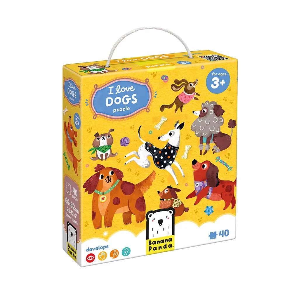 Puzzle I love dogs - Imagen 2