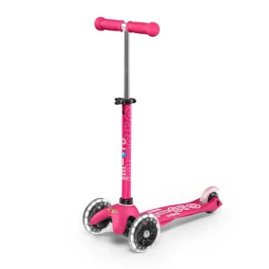 Patinete Mini Micro Deluxe Rosa Luces LED