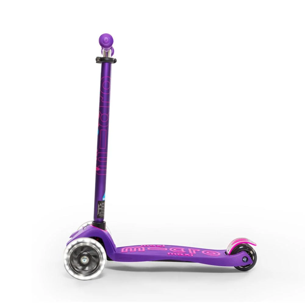 Patinete Maxi Deluxe LED Lila - Imagen 3