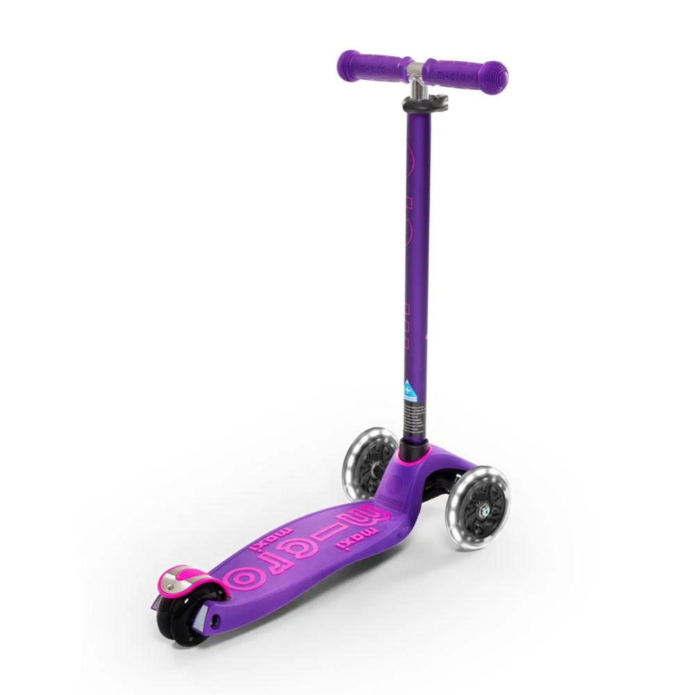 Patinete Maxi Deluxe LED Lila - Imagen 5