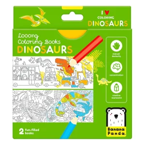 Colorea y aprende con dinosaurios