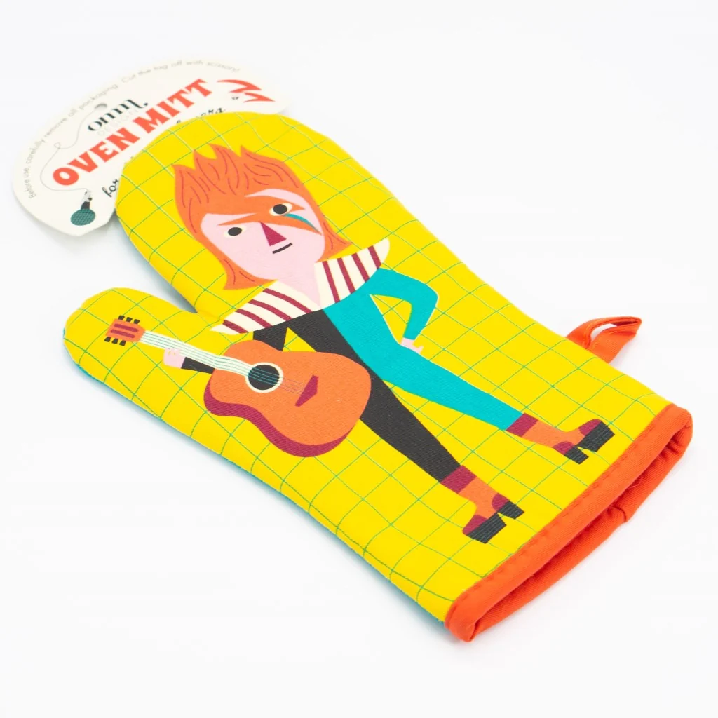 Guante de cocina original para amantes de la música Amy & Bowie - OMM Design (Suecia) - Imagen 4