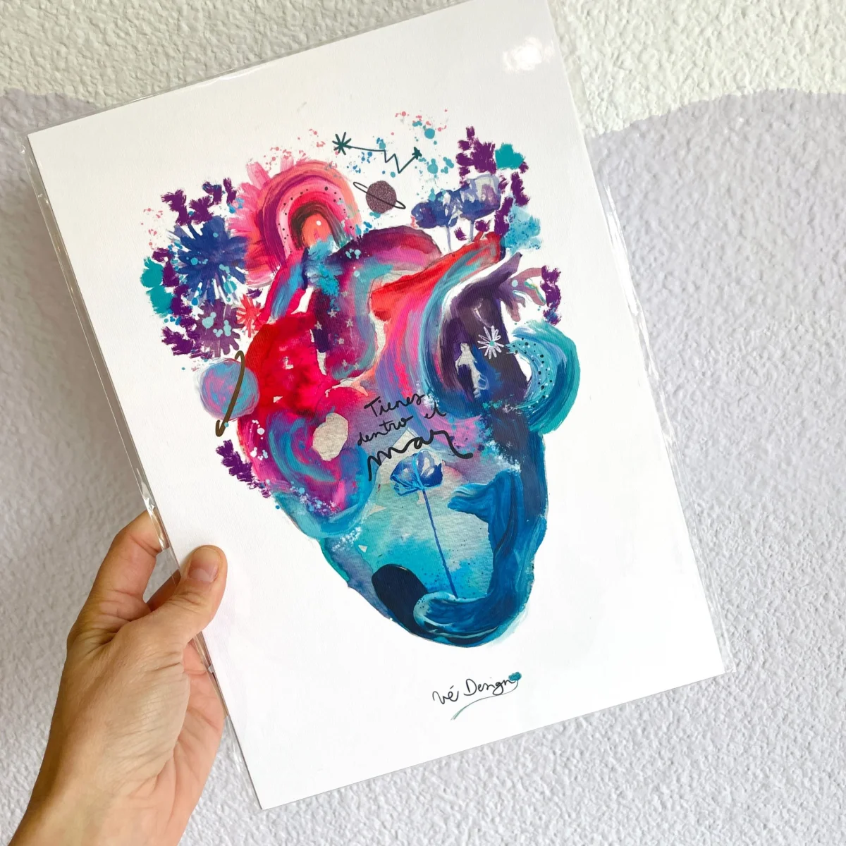 Lámina Corazón mar - Imagen 2