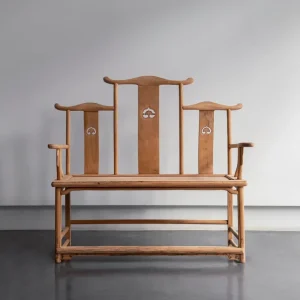 BANCO CHINO EN MADERA DE OLMO