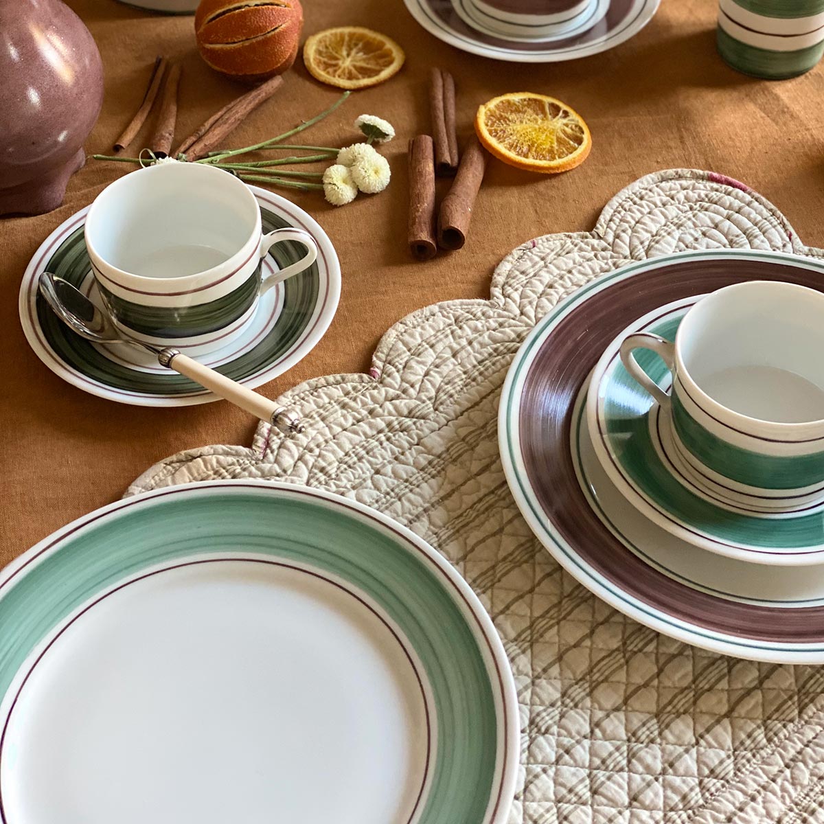 Plato Llano Tangerine Verde Cactus - Imagen 4
