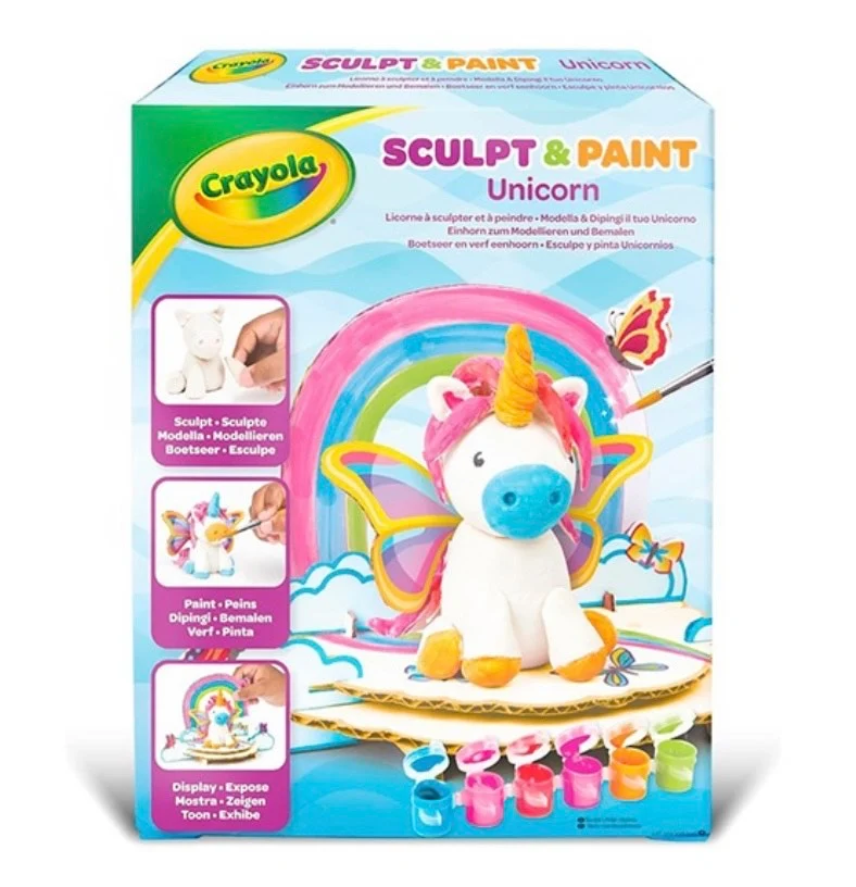 Set Crea y Decora Unicornio con Arcilla Crayola