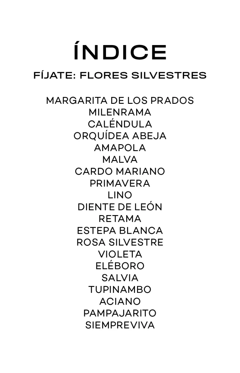 Fíjate: Flores Silvestres - Imagen 3