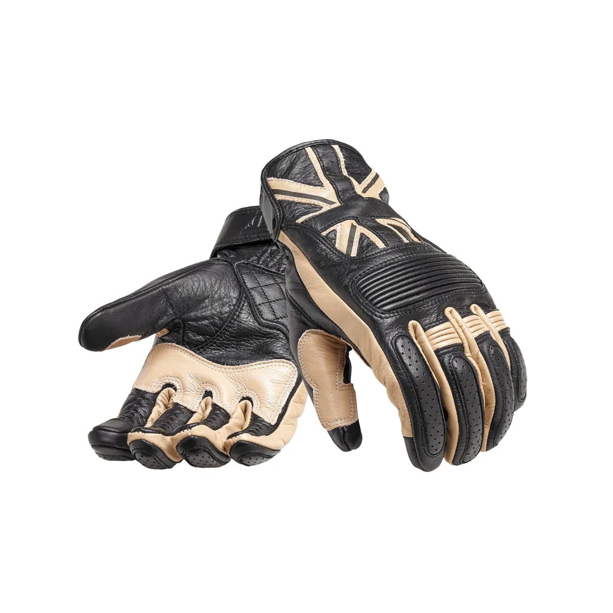 Guantes de motocicleta de cuero Triumph Union Jack - Imagen 2