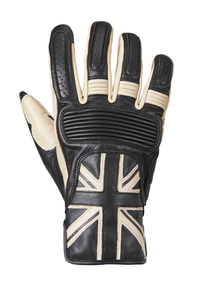 Guantes de motocicleta de cuero Triumph Union Jack - Imagen 3