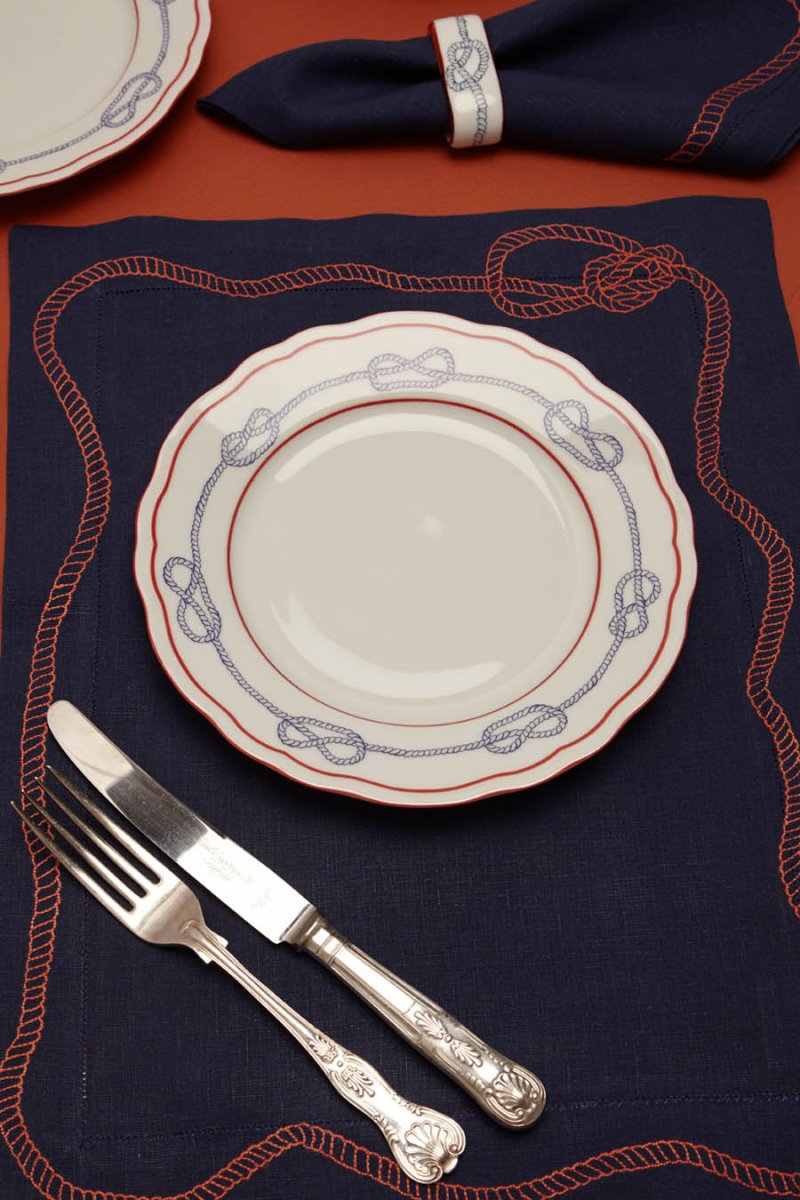 Plato de postre Nautical - Imagen 5
