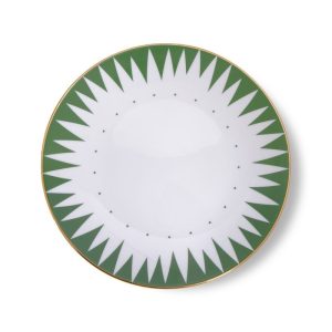 Plato Llano Punk Verde