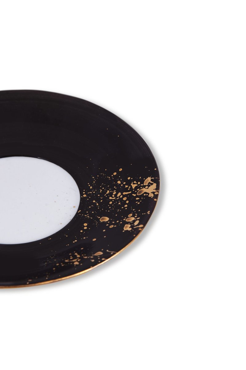 Taza de café con plato Golden Black - Imagen 3