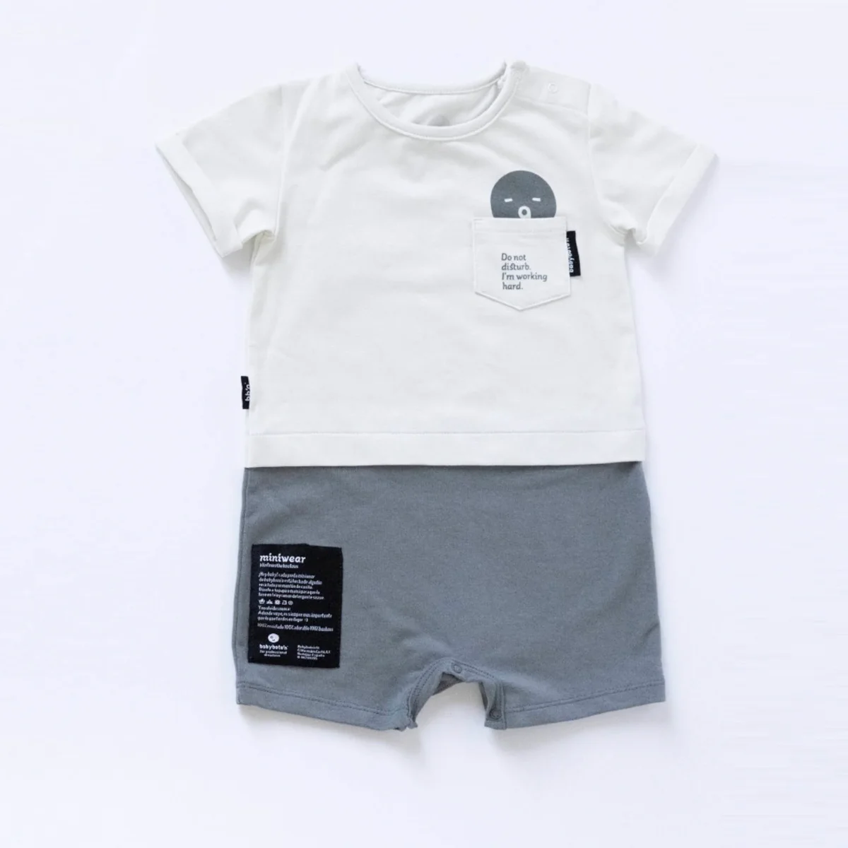 Miniwear Corporativo 1 de algodón reciclado - Babyboto´n - Imagen 2
