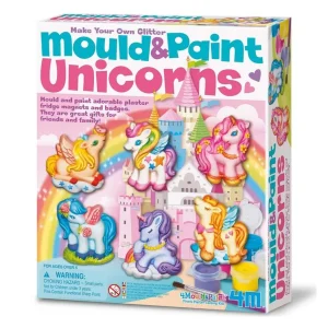 Moldea y pinta: Unicornios - 4M