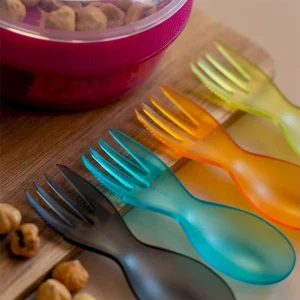Cuchara tenedor 3 en 1 (Varios colores)