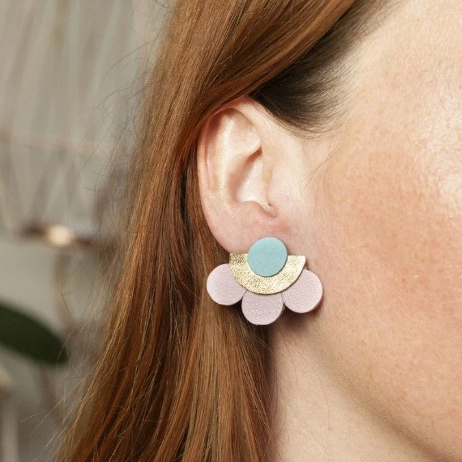 Pendientes de diseño boho Flor - Chenoha Studio (Francia) - Imagen 4
