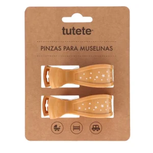 Pinzas para muselinas mostaza