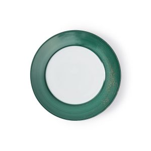 Plato Postre Golden Green