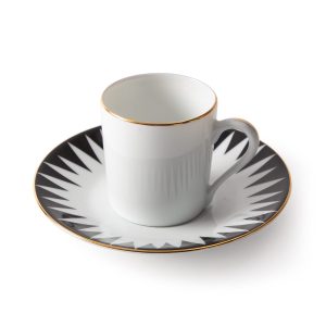 Tacita de café con plato Punk