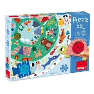 Puzzle XXL: Descubre los animales - Goula