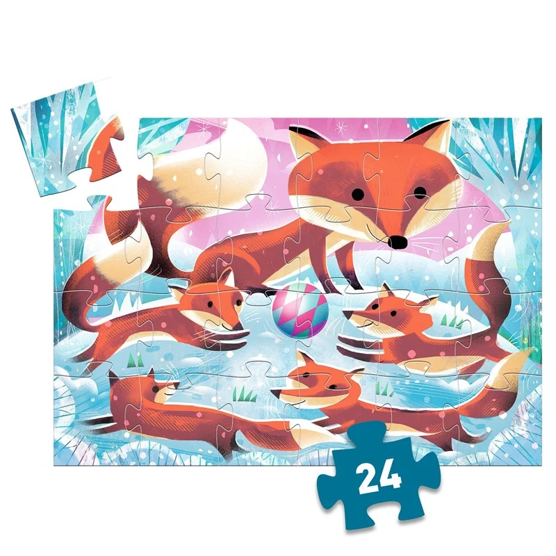 Puzzle silueta Pequeño Zorro - Djeco - Imagen 3