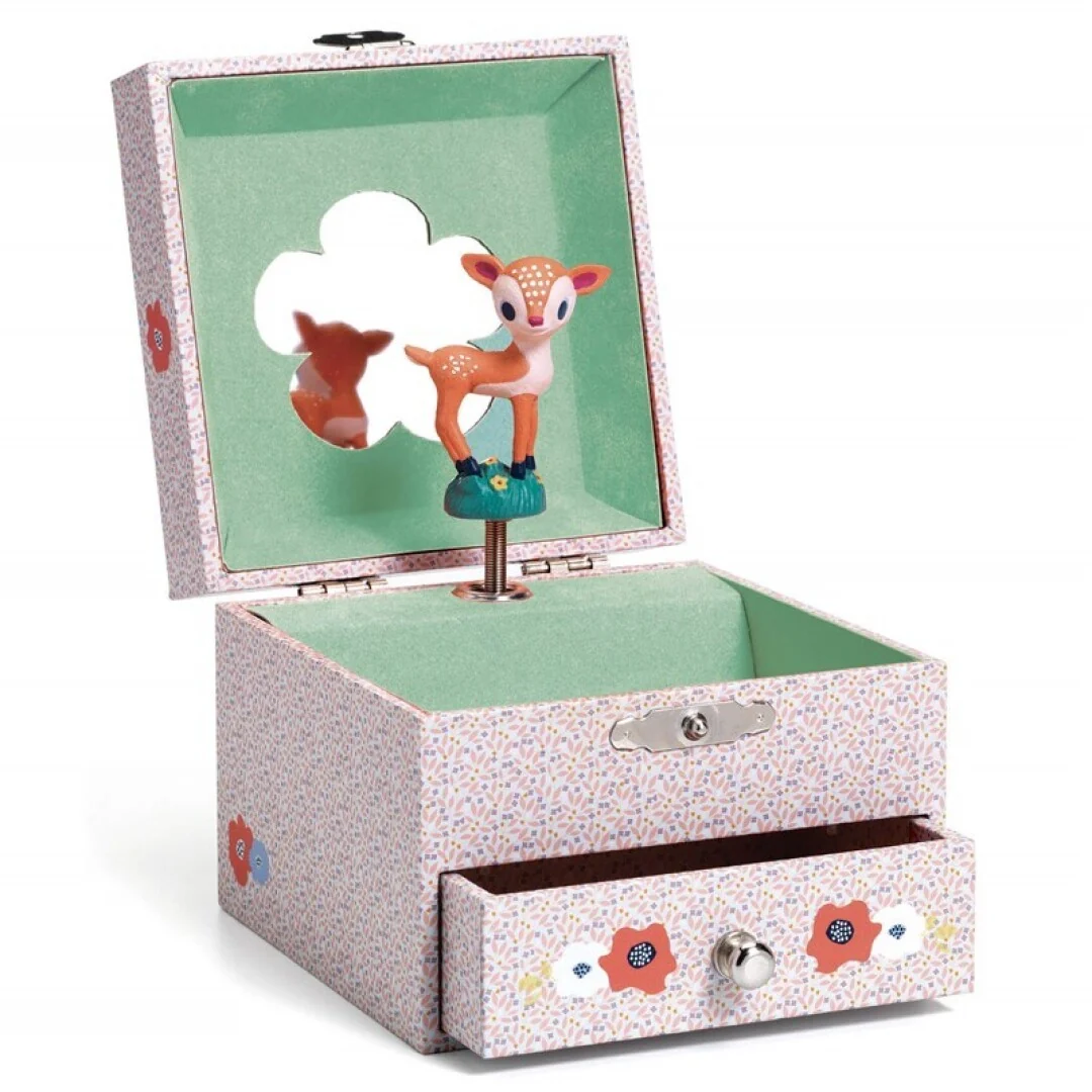 Caja de música Cervatillo flauta mágica - Imagen 2