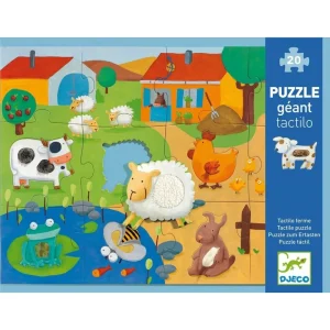 Puzzle Gigante "Táctil" Granja - Djeco