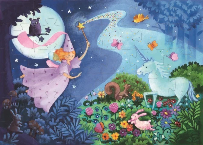 Puzzle silueta Hada - Djeco - Imagen 3